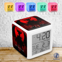 Time4Gift Diablo IV. Lilith siluette világító ébresztő óra