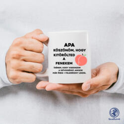 Time4Gift Apa Köszönöm, hogy kitörölted a fenekem bögre