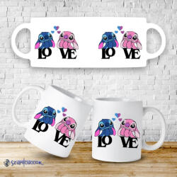  Angel és Stitch in Love bögre - time4gift