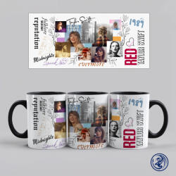 Taylor Swift Albums bögre (Fekete) - time4gift