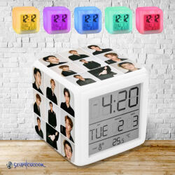 Time4Gift Exo - Band színváltós világító ébresztő óra