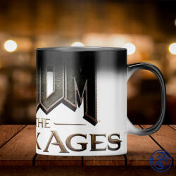 Time4Gift Doom - The Dark Ages logó bögre (Hőre változó)