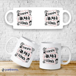  Feleség Anya Főnök bögre - time4gift