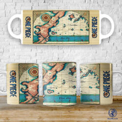 Time4Gift One Piece Grand Line map bögre