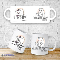 Time4Gift Macskadolog bögre