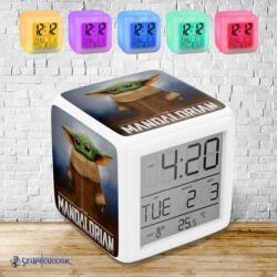 Time4Gift Mandalorian Baby Yoda (Grogu) világító ébresztő óra