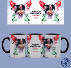 Time4Gift Katy Perry - The Lifetimes Tour 2025 - Budapest bögre (Fekete)