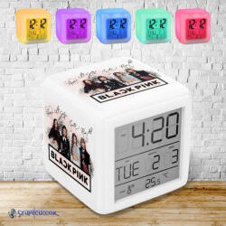 Time4Gift Blackpink splash színváltós világító ébresztő óra