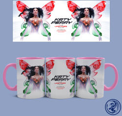 Time4Gift Katy Perry - The Lifetimes Tour 2025 - Budapest bögre (Rózsaszín)
