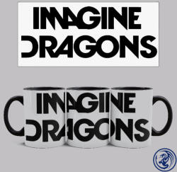 Time4Gift Imagine Dragons logó bögre (Fekete)