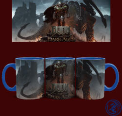 Time4Gift Doom - The Dark Ages - Doomslayer bögre (Kék)