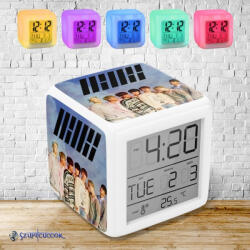 Time4Gift iKon színváltós világító ébresztő óra