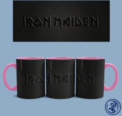 Time4Gift Iron Maiden Black logo bögre (Rózsaszín)