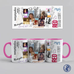 Time4Gift Taylor Swift Albums bögre (Rózsaszín)