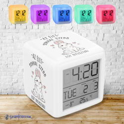 Time4Gift Az élet sokkal szebb egy nyuszival világító ébresztő óra