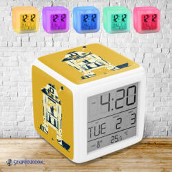 Time4Gift Retró R2D2 világító ébresztő óra