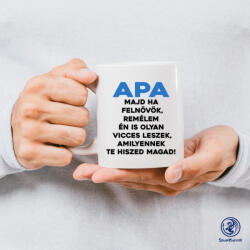 Time4Gift Apa viccesnek hiszed magad bögre
