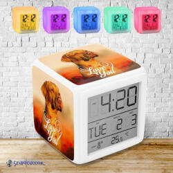 Time4Gift I love You - Vizsla színváltós világító ébresztő óra
