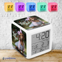 Time4Gift I love You - Tacsi színváltós világító ébresztő óra