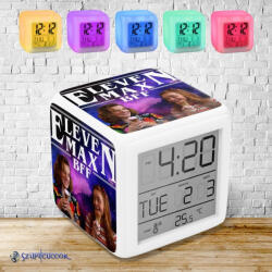 Time4Gift Stranger Things - Eleven és Max BFF színváltós világító ébresztő óra