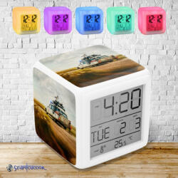 Time4Gift Szellemirtók autója színváltós világító ébresztő óra