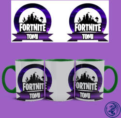 Time4Gift Fortnite logo bögre (Zöld)