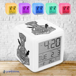 Time4Gift Mjölnir színváltós világító ébresztő óra