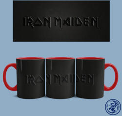 Time4Gift Iron Maiden Black logo bögre (Piros)