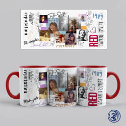 Taylor Swift Albums bögre (Piros) - time4gift