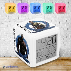 Time4Gift God of War - Ragnarök - Kratos és Atreus színváltós világító ébresztő óra