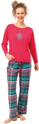 Key Pijama dama KEY 420 zmeură FLANEL: M (32159 M)