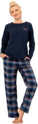 Key Pijama dama KEY 432 albastru închis FLANEL: S (32149 S)