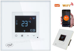 PNI Intelligens Wifi okos termosztát Gázkazánhoz és elektromos fűtéshez MCT25W-WIFI TuyaSmart Fehér (MCT25WWIFI)