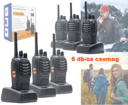 PNI Walkie Talkie PMR rádió adó-vevő szett 6 darabos PMRR40-06 (PMRR40-06)