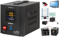 Rebel Szinusz inverter és UPS szünetmentes tápegység SINUS POWER-800 (POWERSINUS-800)