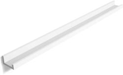 SONGMICS Lebegő fali polc magasfényű bevonattal, fehér 115x10x5cm (LWS46WT)