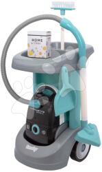 Smoby Cărucior de curățenie Rowenta Cleaning Trolley Smoby cu accesorii pentru copii de la 3 ani (SM330308)