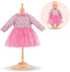 Corolle Set de rochiță Dress Long Sleevers Pink Mon Grand Poupon Corolle pentru păpușa de jucărie de 42 cm de la 24 de luni (CO160050)