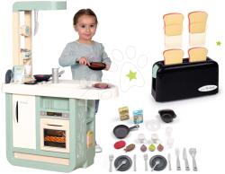Smoby Set bucătărie de jucărie Cherry Kitchen cu sunet Smoby și prăjitor de pâine cu pâine prăjită Tefal Express (SM310909-1) Bucatarie copii
