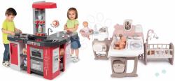 Smoby Set bucătărie Tefal Studio XXL Smoby cu bule magice şi căsuţă pentru păpuşă Baby Nurse Ediţie aurie (SM311025-8) Bucatarie copii