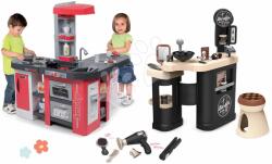 Smoby Set bucătărie și frizerie Tefal Studio XXL Smoby electronică cu bule magice și un uscător de păr cu sunet și lumini (SM311025-21) Bucatarie copii