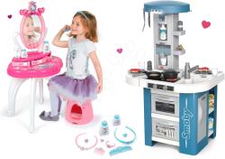 Smoby Set bucătărie cu echipament tehnic Tech Edition Smoby electronică cu măsuță cosmetică Hello Kitty (SM311049-21) Bucatarie copii