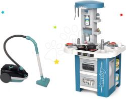 Smoby Set bucătărie cu echipament tehnic Tech Edition Smoby electronică cu aspirator (SM311049-9) Bucatarie copii