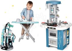 Smoby Set bucătărie cu echipament tehnic Tech Edition Smoby electronică cu cărcior de curățenie și masă de călcat (SM311049-8) Bucatarie copii