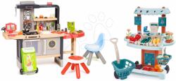Smoby Restaurant cu bucătărie electronică Chef Corner Restaurant Smoby cu stand Bio de legume și un cărucior de cumpărături (SM312314-D) Bucatarie copii