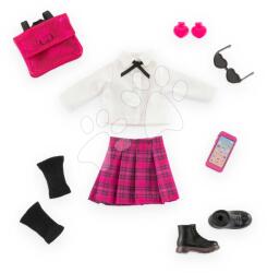 Corolle Set de îmbrăcăminte English Student Dressing Room pentru păpuși Corolle Girls pentru păpuși de 28 cm, 8 accesorii, de la 4 ani (CO610110)