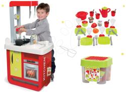 Smoby Set bucătărie Cherry Special Smoby cu sunet şi set de veselă în cutie (SM310810-12) Bucatarie copii