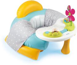 Smoby Fotoliu cu măsuță de joacă Cotoons Smoby cu căptușeală din material și floare cu sunete și lumini de la 6 luni (SM110232)