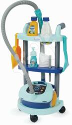 Ecoiffier Cărucior de curățenie cu aspirator Vacuum Trolley Clean Home Écoiffier cu 8 accesorii de la 3 ani (ECO2772)