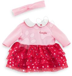 Corolle Îmbrăcăminte Dress & Headband Heart Petals Mon Grand Poupon Corolle pentru păpușă de 36 cm de la 24 luni (CO141590)
